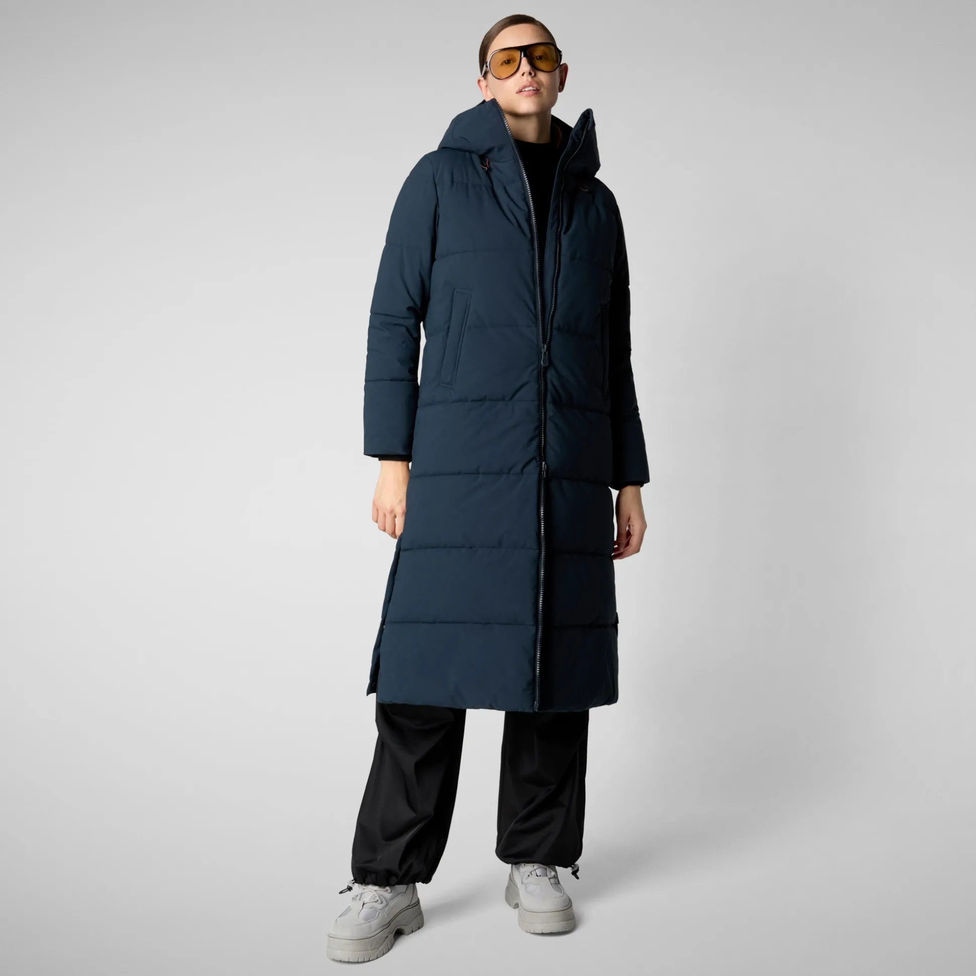 Women's Hooded Parka Missy in blue black