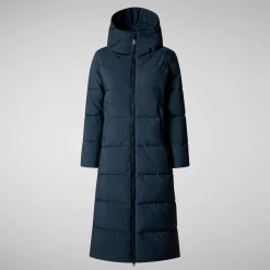 Women's Hooded Parka Missy in blue black