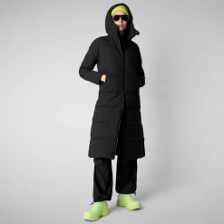 Women's Hooded Parka Missy in black