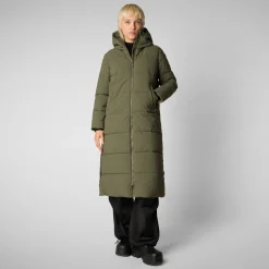 Women's Hooded Parka Missy in laurel green