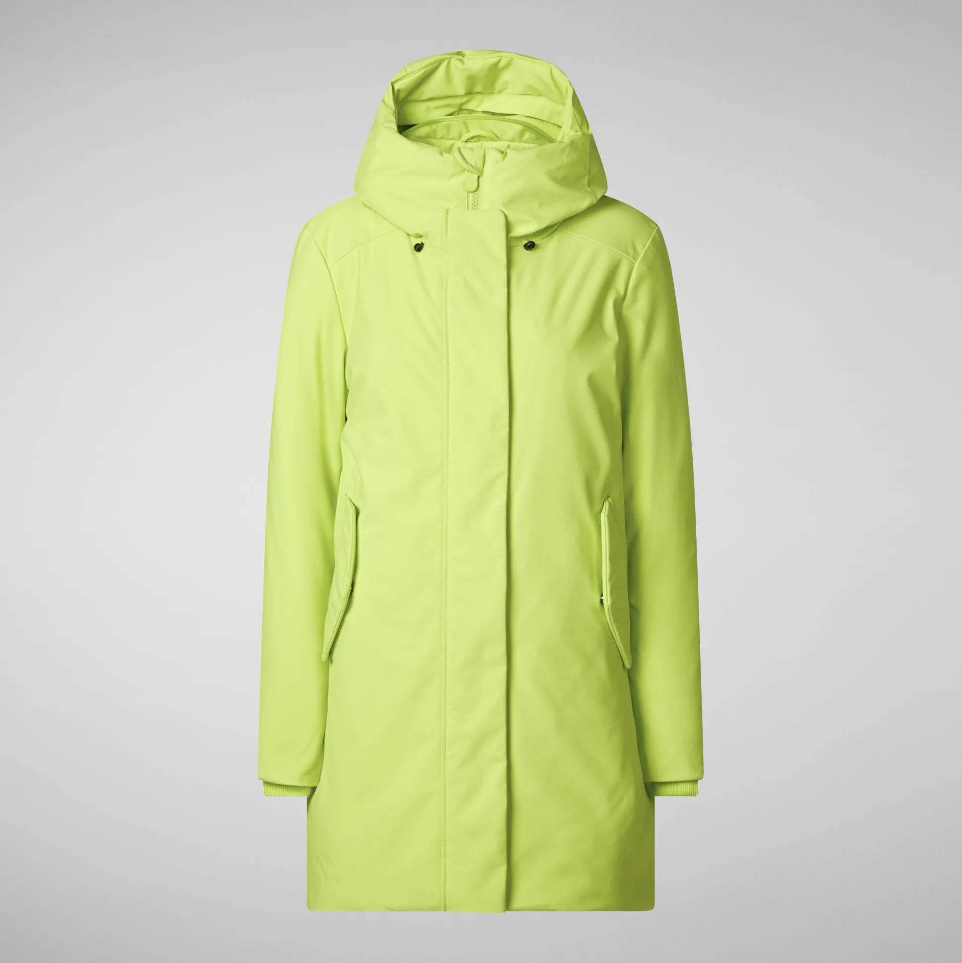 Women's hooded parka nellie in lichen green