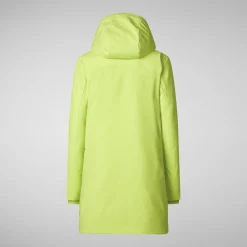 Women's hooded parka nellie in lichen green