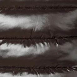 Women's Hooded Puffer Jacket Cosmary in Brown Black