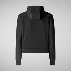 Women's hooded sweatshirt Pear in black