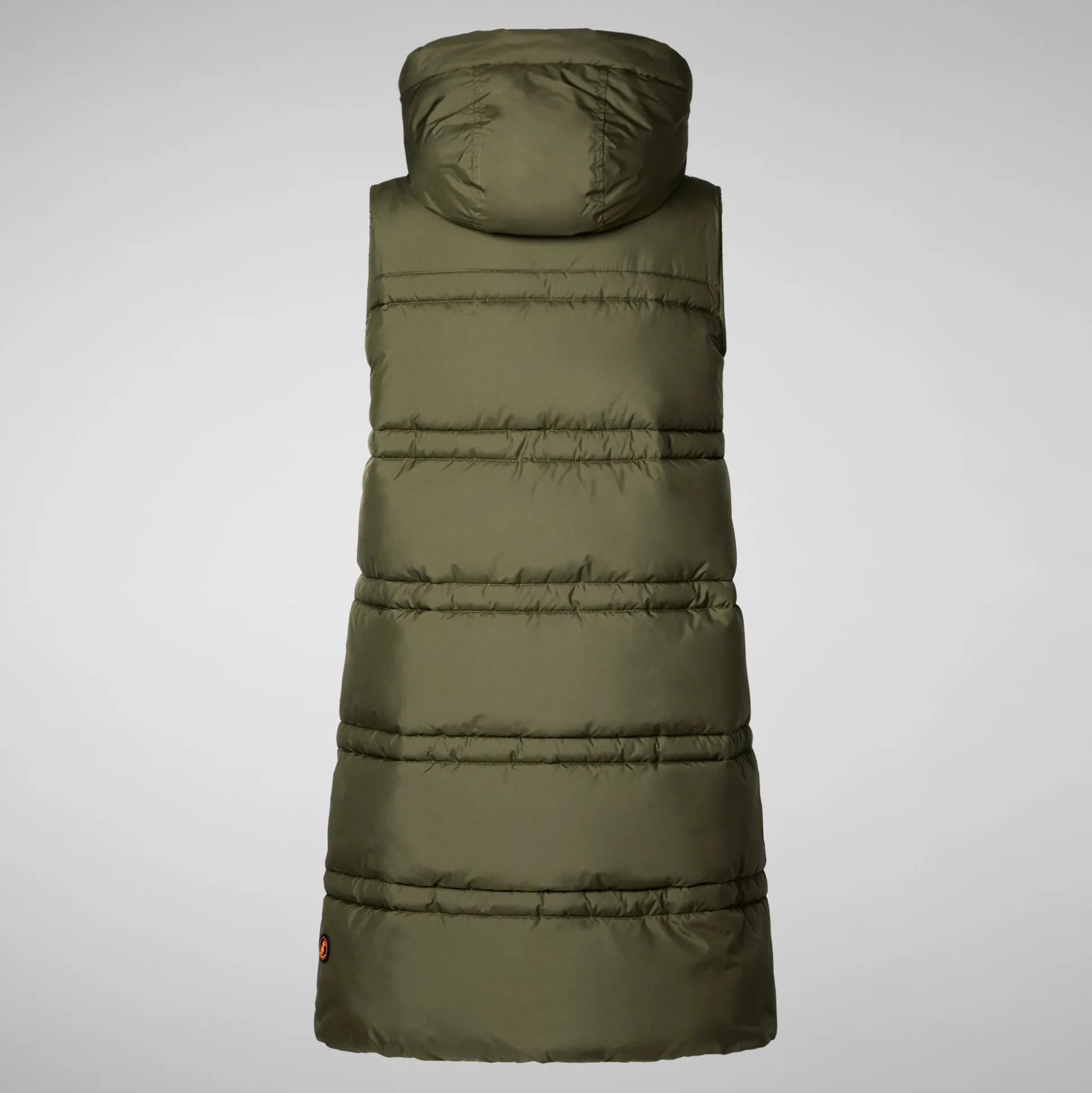 Women's hooded vest Judee in sherwood green