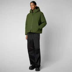 Women's jacket Aveline in MOSS GREEN
