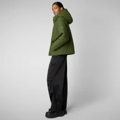 Women's jacket Aveline in MOSS GREEN