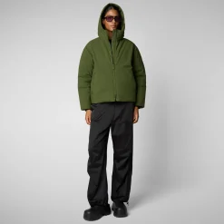Women's jacket Aveline in MOSS GREEN