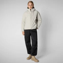 Women's jacket Aveline in RAINY BEIGE
