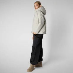 Women's jacket Aveline in RAINY BEIGE