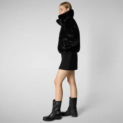 Women's jacket jeon in black