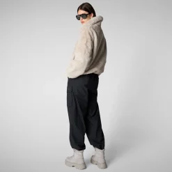 Women's jacket jeon in fog grey