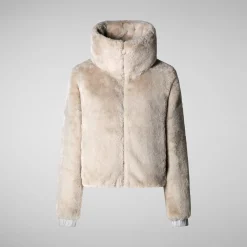 Women's jacket jeon in fog grey