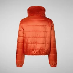 Women's jacket jeon in maple orange