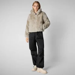 Women's jacket jeon in rainy beige