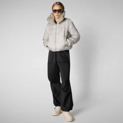 Women's jacket jeon in rainy beige