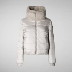 Women's jacket jeon in rainy beige