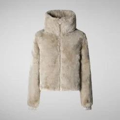 Women's jacket jeon in rainy beige