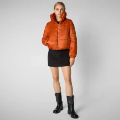 Women's jacket kina in maple orange