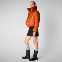 Women's jacket kina in maple orange