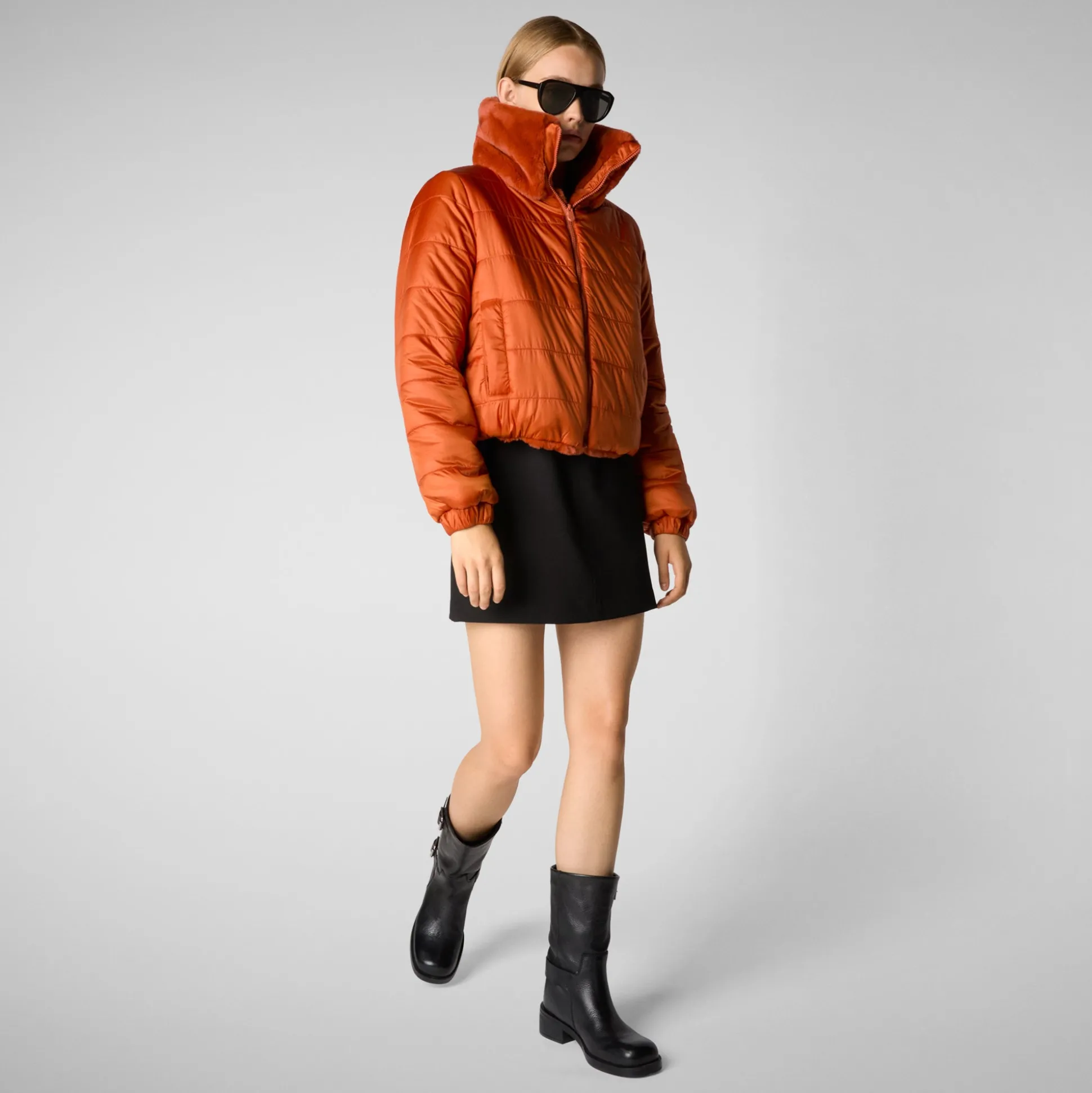 Women's jacket kina in maple orange
