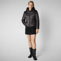 Women's jacket laila in brown black