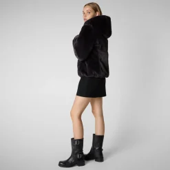 Women's jacket laila in brown black