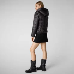 Women's jacket laila in brown black