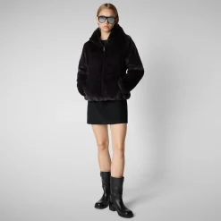 Women's jacket laila in brown black