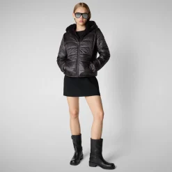 Women's jacket laila in brown black