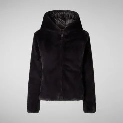 Women's jacket laila in brown black