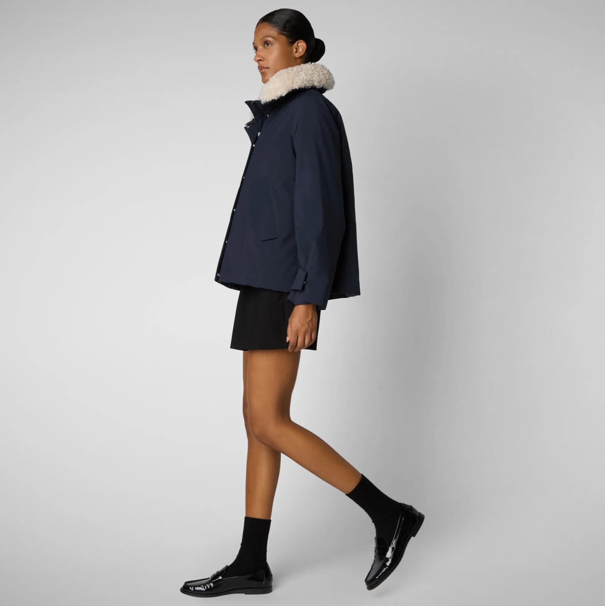 Women's jacket Oriane in blue black