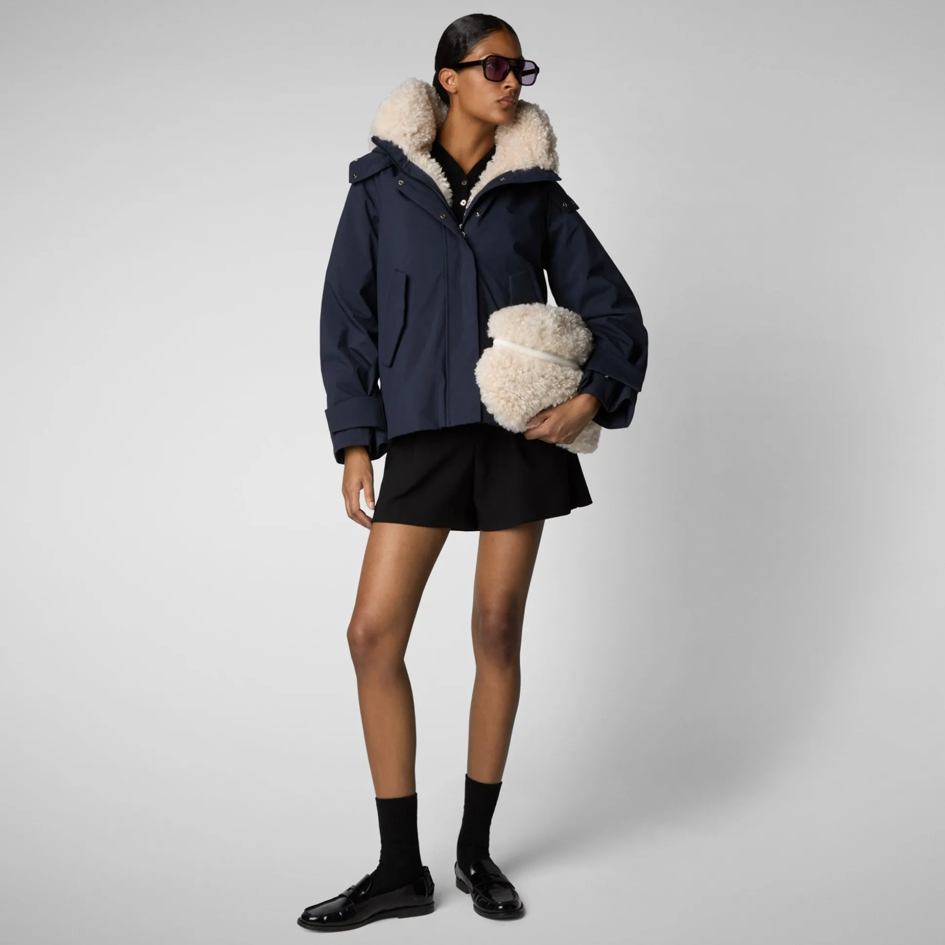 Women's jacket Oriane in blue black