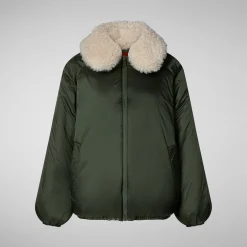 Womens' jacket Petal in thyme green