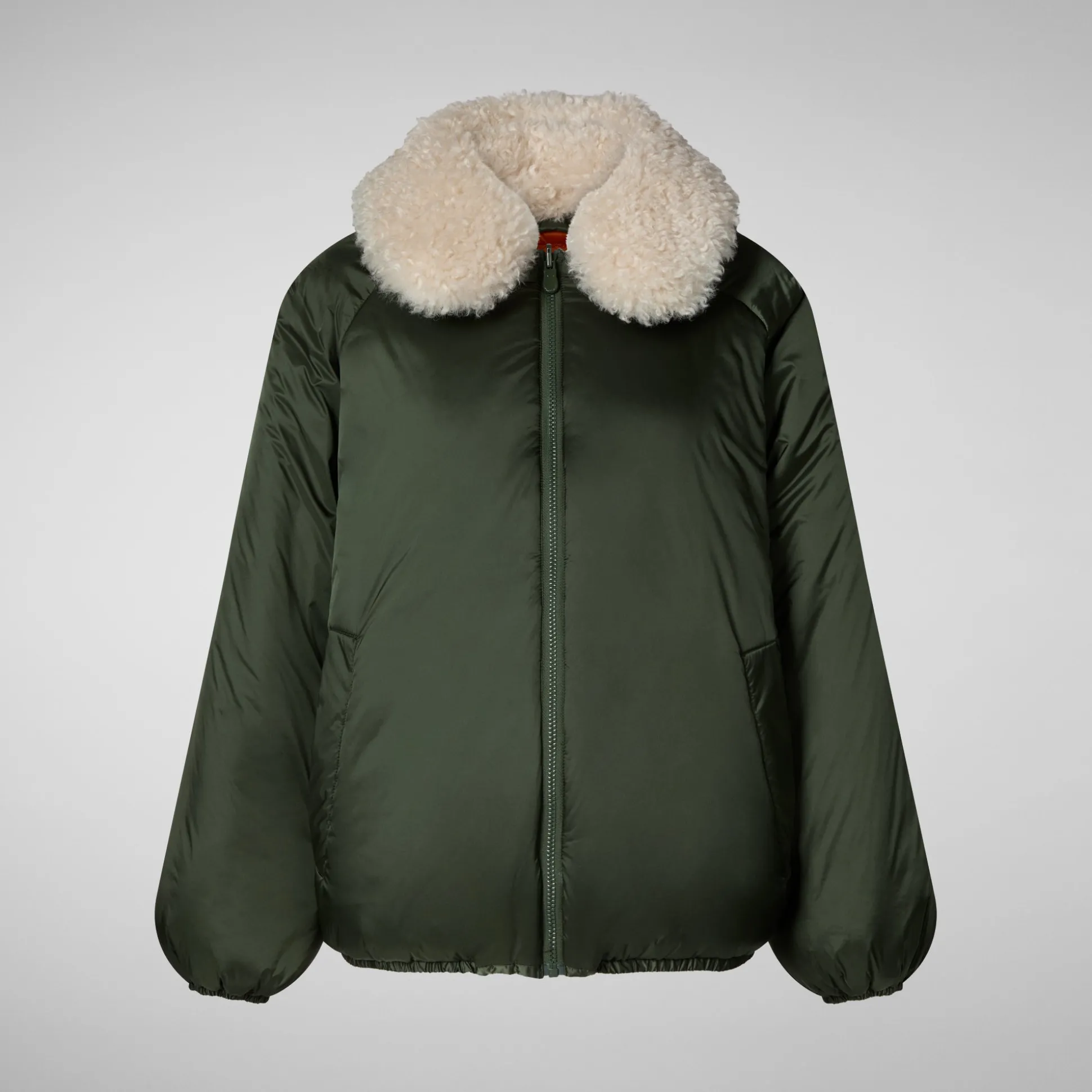 Womens' jacket Petal in thyme green