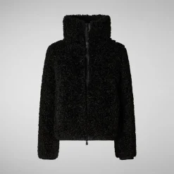 Women's Kennie Faux Fur Jacket in Black
