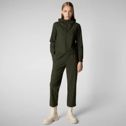 Women's pant Milan in land green