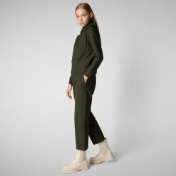 Women's pant Milan in land green