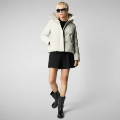 Women's parka Calliope in rainy beige