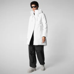 Women's parka Niko in white
