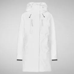 Women's parka Niko in white