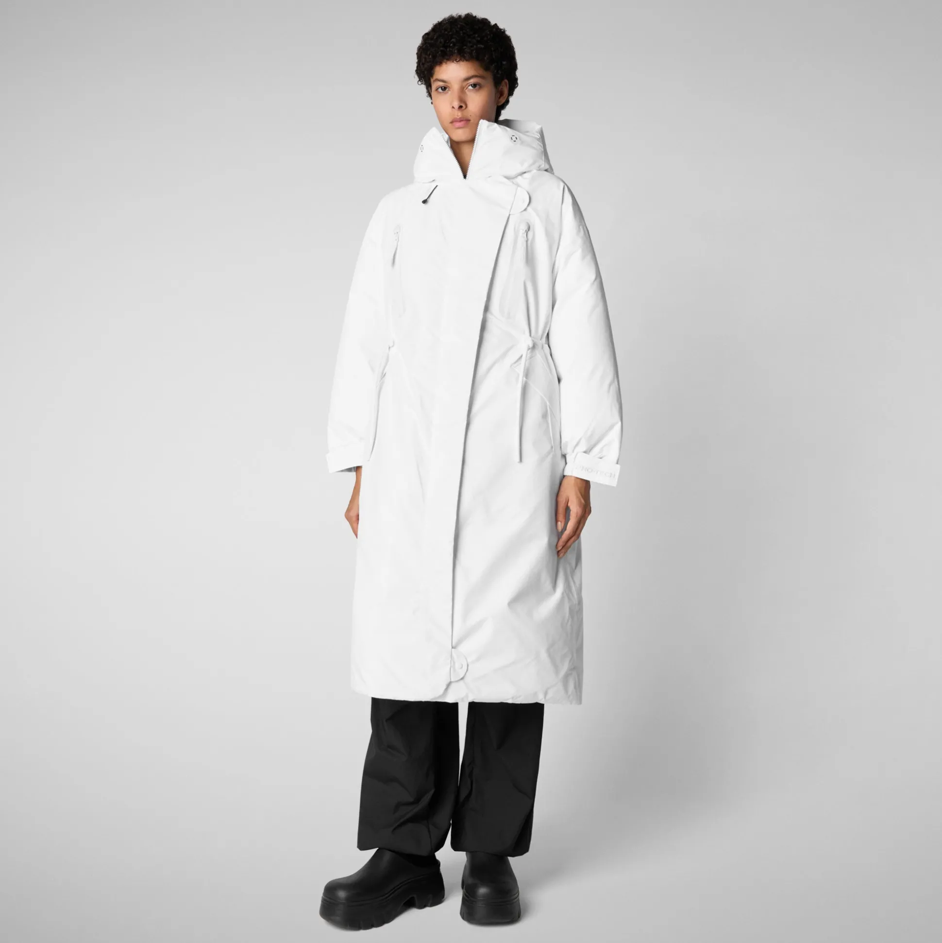 Women's parka reira in white