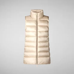 Women's quilted vest Coral in SHORE BEIGE