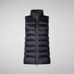 Women's quilted vest Coral in BLUE BLACK