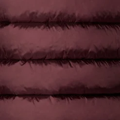 Women's quilted vest Coral in Burgundy Black