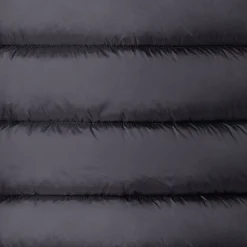 Women's quilted vest Coral in EBONY GREY