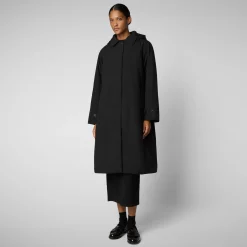 Women's Raincoat Zoey in Black