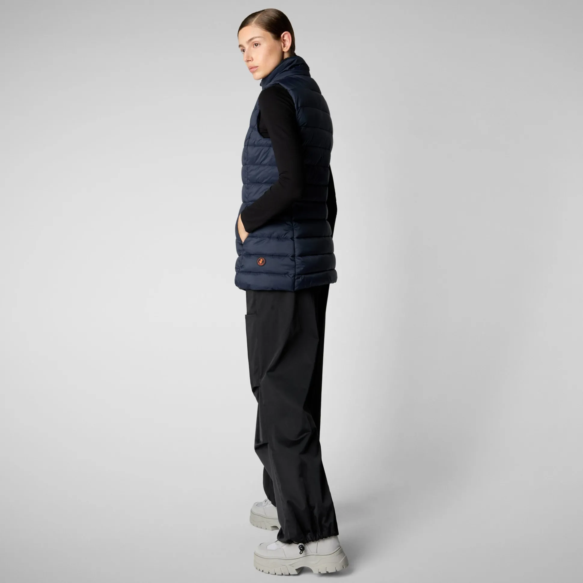 Women's vest norah in blue black