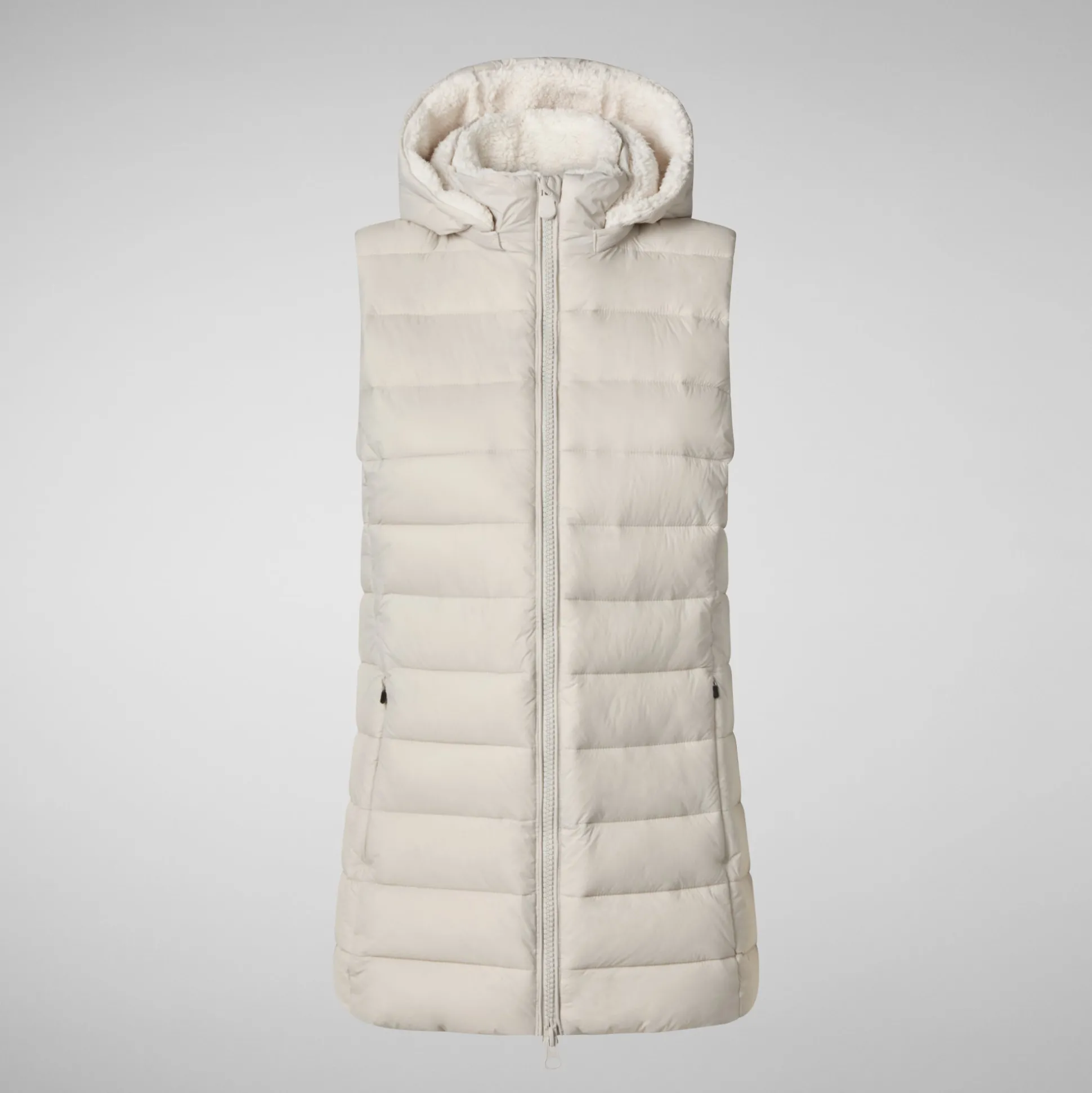 Women's vest norah in rainy beige