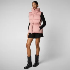 Women's vest Ren in MISTY ROSE